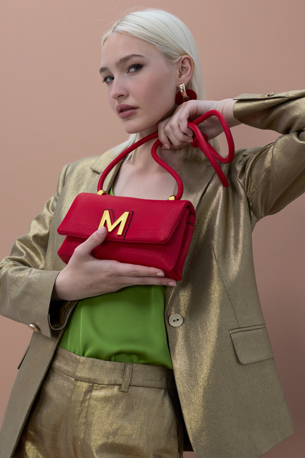 BOLSA SOFISTICADA COM TIRACOLO - LOLA CASADEMUNT