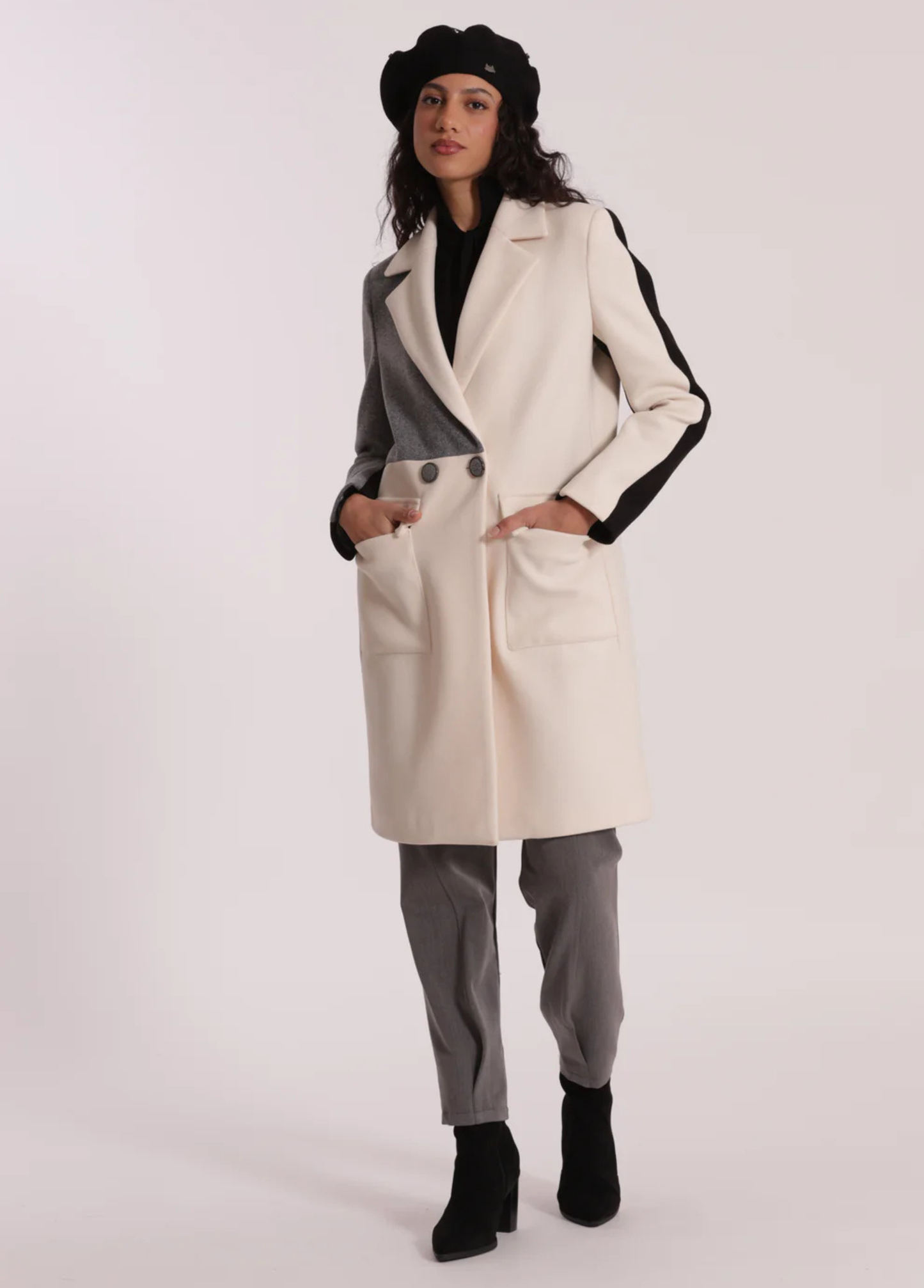 SOBRETUDO TRICOLOR - MIMI MUA