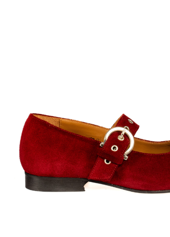 SAPATOS RASOS DE CAMURÇA RETRO - TAPADAS