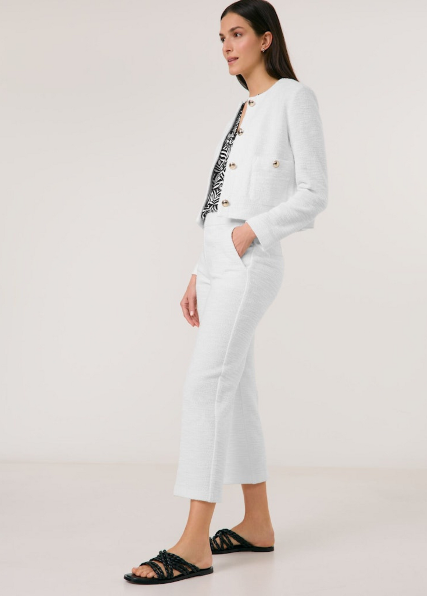CALÇAS FRESCAS EM ALGODÃO - GERRY WEBER