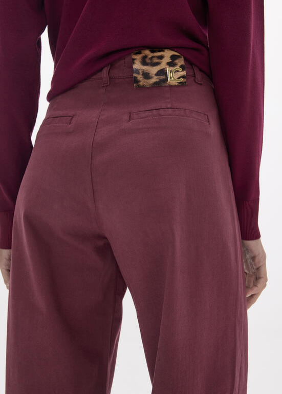 JEANS BORDEAUX LIGEIRAMENTE FLARE LC - LOLA CASADEMUNT