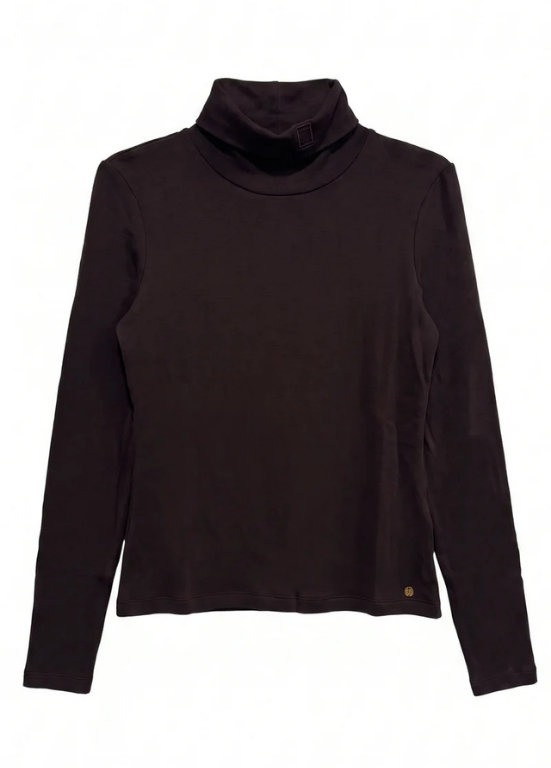 BLUSA LONGSLEEVE DE GOLA ALTA - FOURSOUL