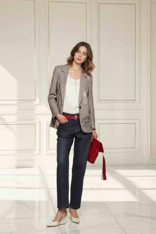 BLAZER XADREZ COM FANTASIA - OPERÀ