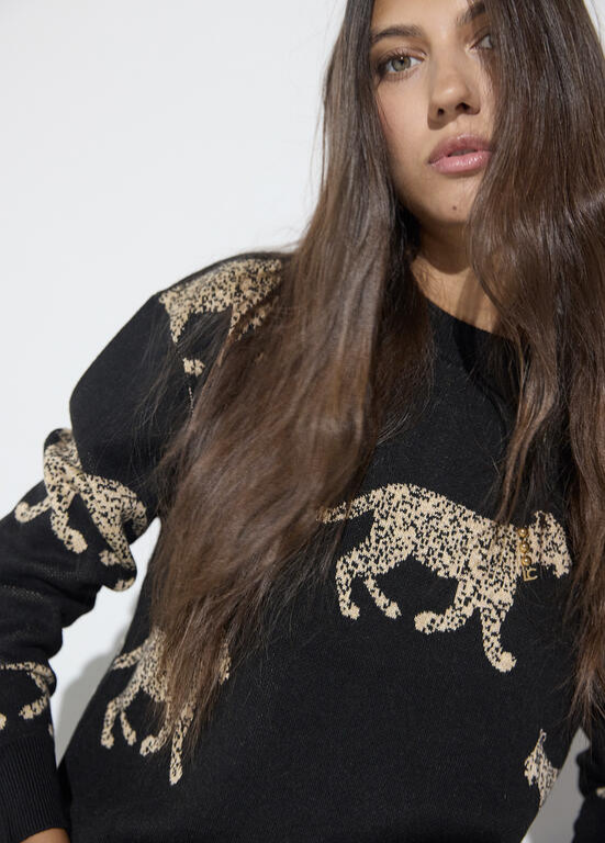 JERSEY JACQUARD COM LEOPARDOS - LOLA CASADEMUNT