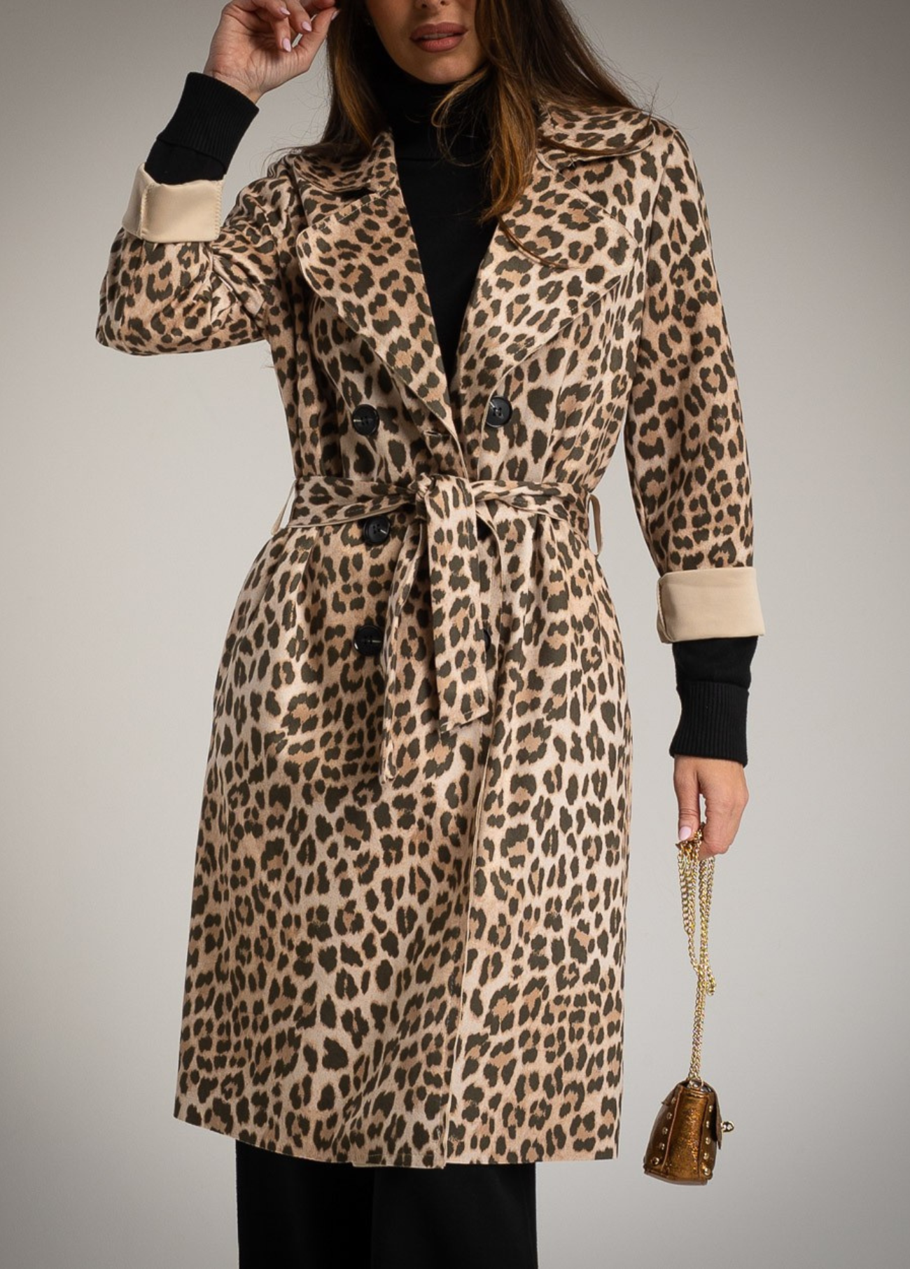 GABARDINE ELEGANTE ANIMAL PRINT - ALBANOS