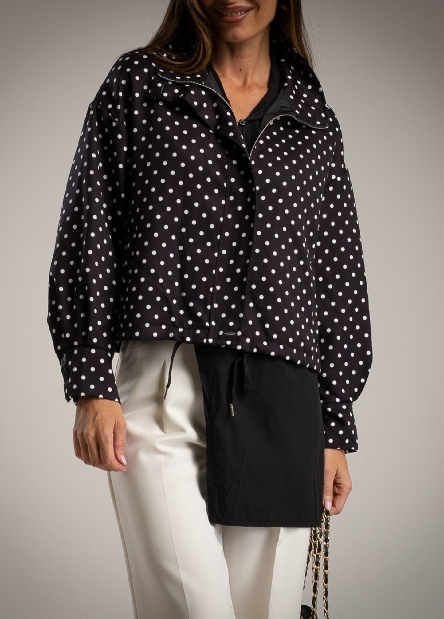 BOMBER DE BOLINHAS BICOLOR - ALBANOS