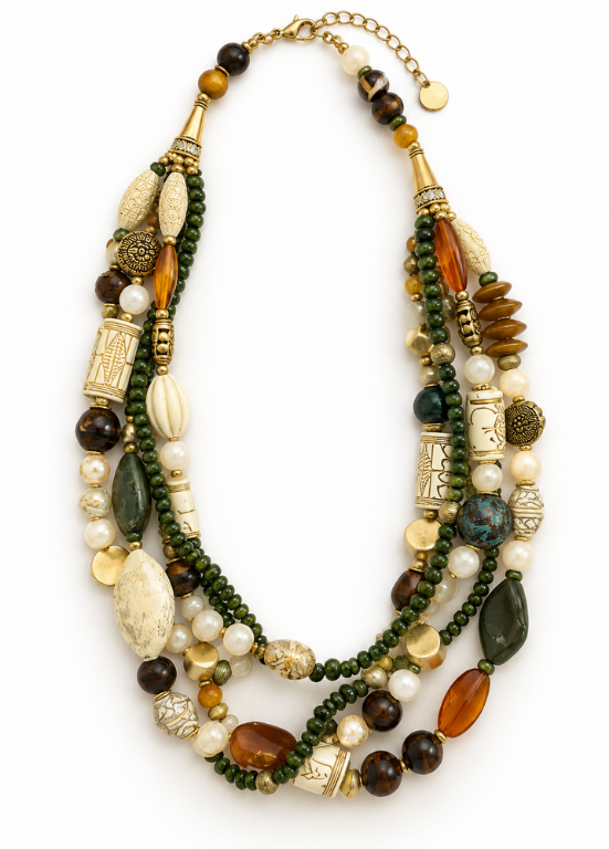 COLAR COMPRIDO BOHO MULTICOR - ALIBY
