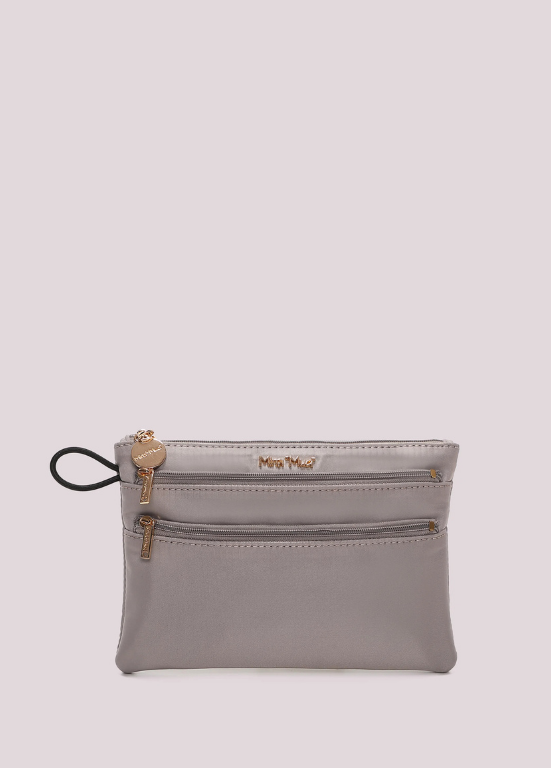 PORTA-MOEDAS EM NYLON COM ZIPPERS - MIMI MUA