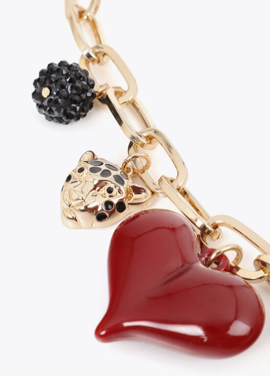 COLAR DOURADO DE CHARMES ELEGANTES LC - LOLA CASADEMUNT