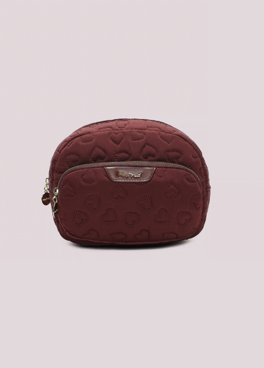 ESTEJO NECESSAIRE ACOLCHOADO COM CORAÇÕES - MIMI MUA