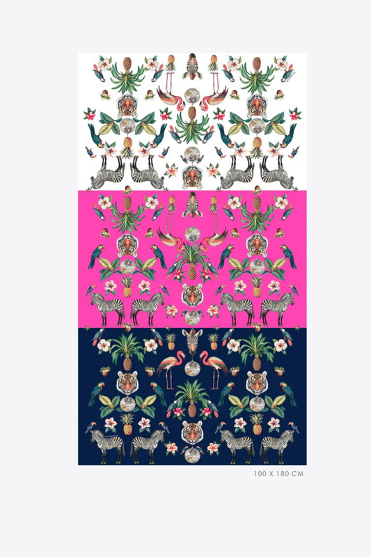 ECHARPE ESTAMPADO SELVA TROPICAL - VILAGALLO