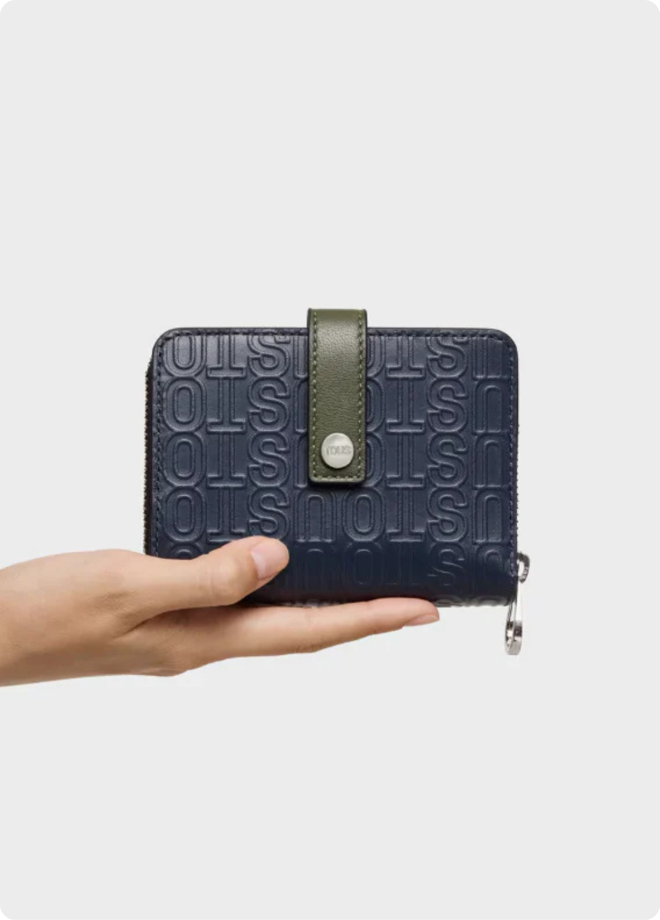 CARTEIRA AZUL MARINHO URBANA LOGO - TOUS