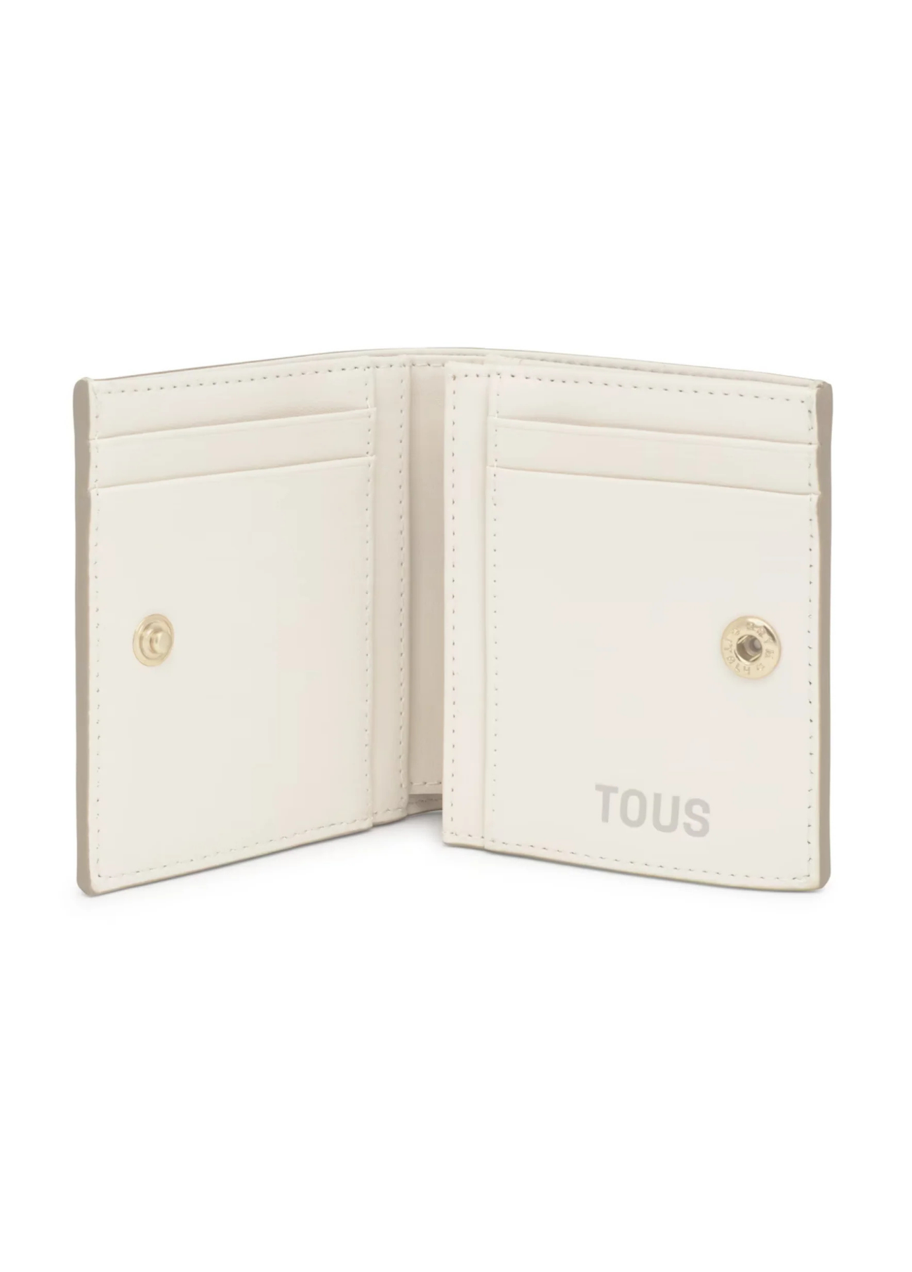 CARTEIRA PEQUENA KAOS MINI LINES BEGE - TOUS