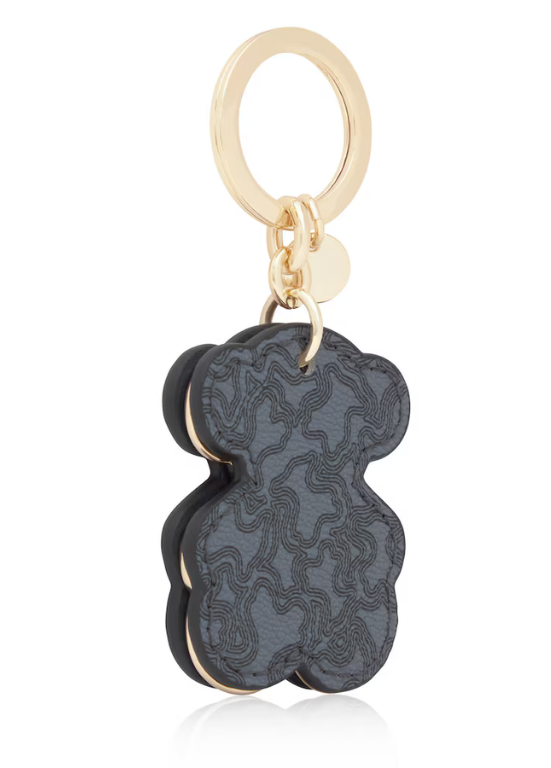 PORTA-CHAVES TRIPLE BEAR EM PRETO - TOUS