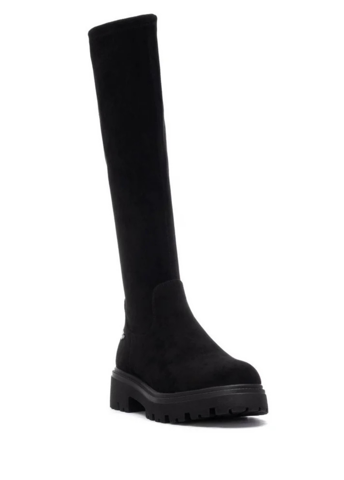 BOTA RASA ELÁSTICA DE CAMURÇA MACIA - XTI SHOES