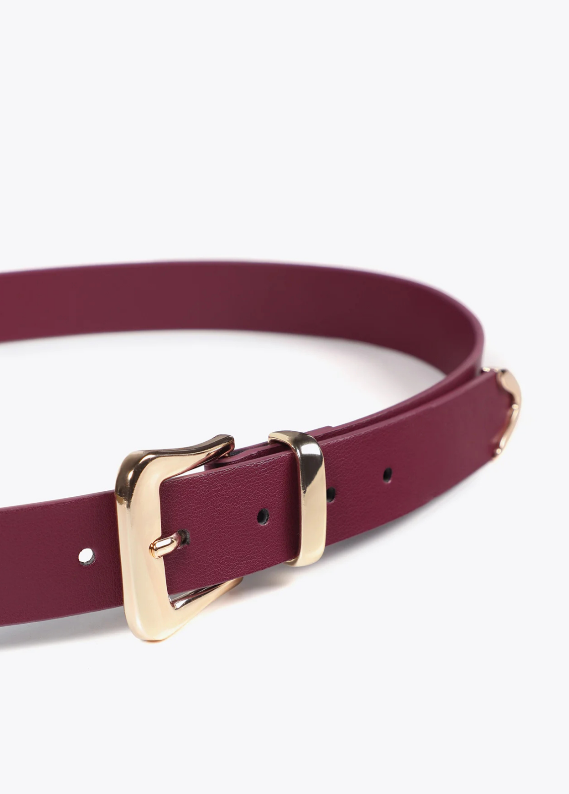 CINTO EM ECOPELE BORDEAUX - LOLA CASADEMUNT