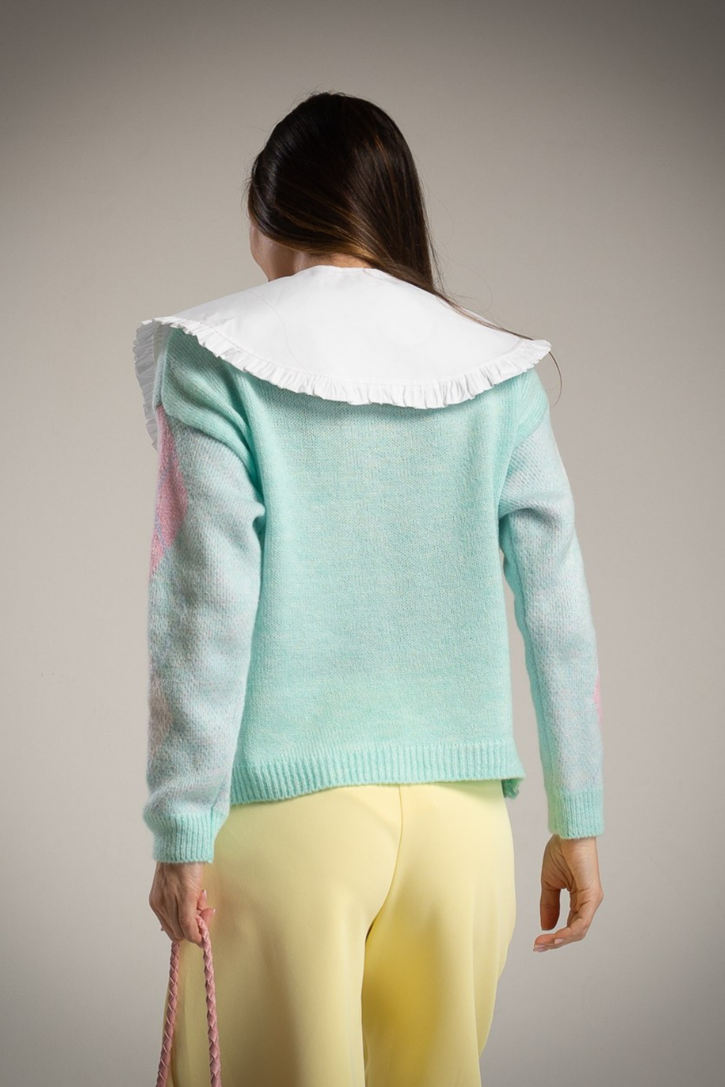 CAMISOLA DE MALHA COM LOSÂNGULOS - ALIBY