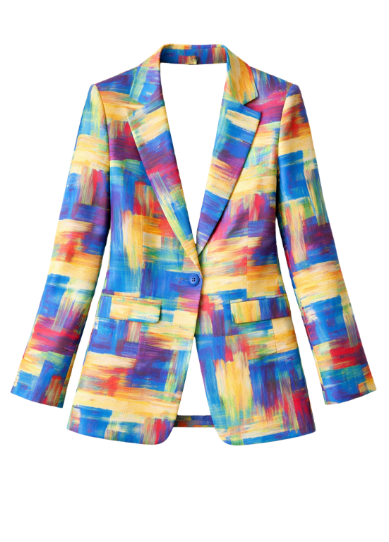 BLAZER ESTAMPADO MULTICOLOR - ALIBY