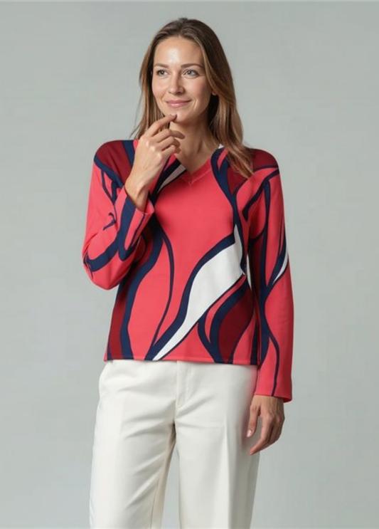 CAMISOLA DE MALHA ESTAMPADA - GERRY WEBER