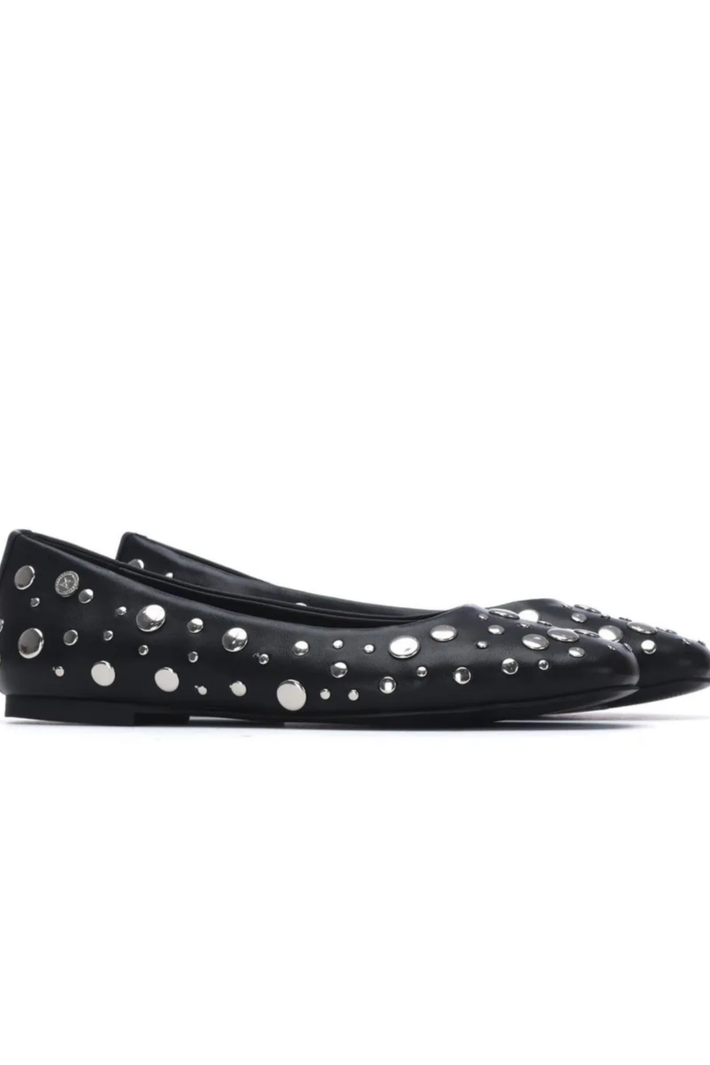 BAILARINA PRETA COM TACHAS PRATEADAS - XTI SHOES