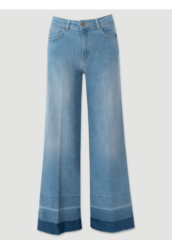 CALÇAS WIDE LEG BICOLOR - FERRACHE
