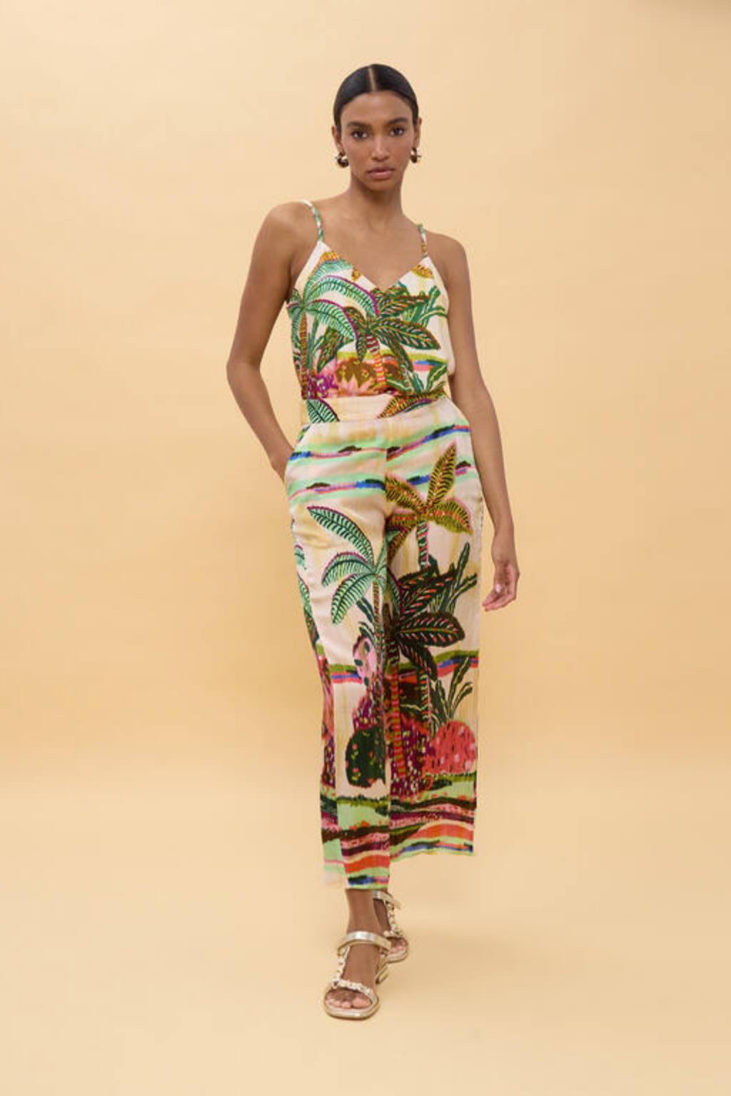 TOP DE ESTAMPADO TROPICAL - LOLA CASADEMUNT
