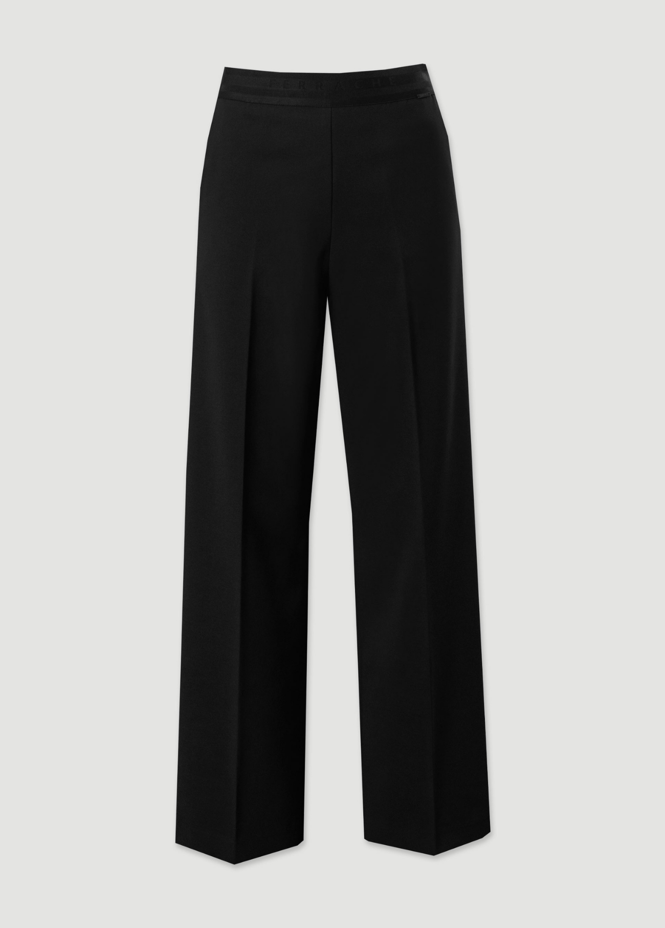 CALÇAS DE PERNA LARGA EM TECIDO FLUIDO - FERRACHE