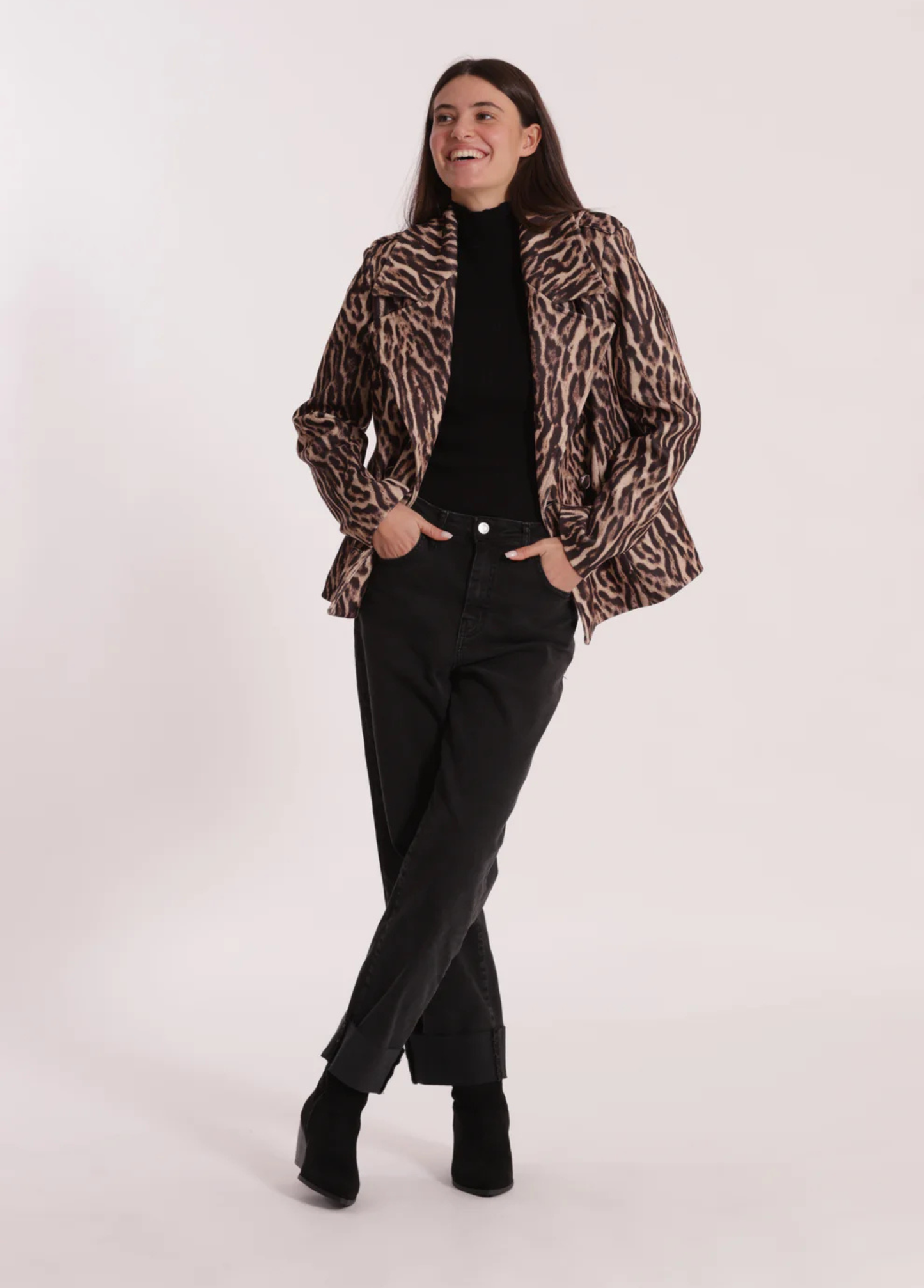 BLAZER ANIMAL PRINT - MIMI MUA