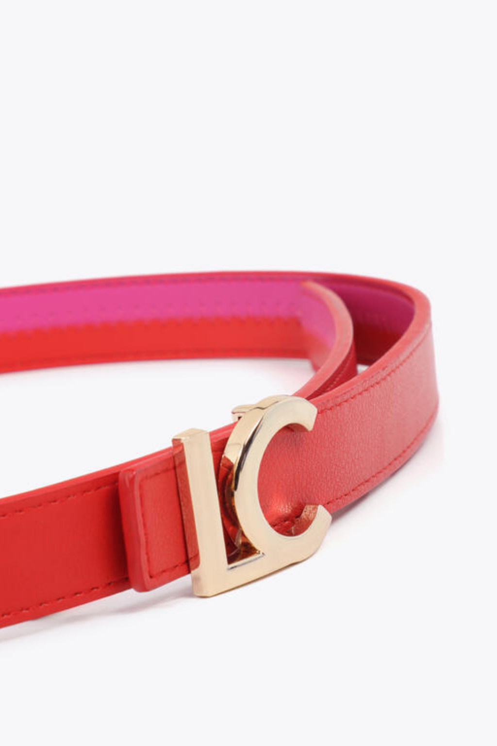 CINTO DUPLO BICOLOR COM FIVELA LC  -