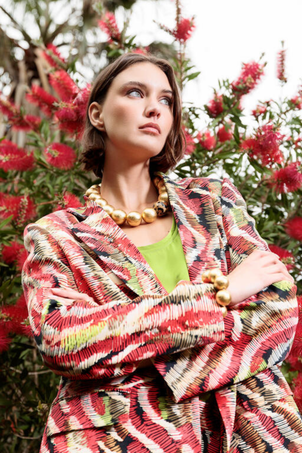 BLAZER ESTAMPADO MULTICOLOR - LOLA CASADEMUNT BY MAITE