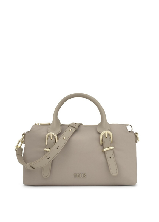 MALA BOWLING MÉDIA BUCKLES SOFT TAUPE - TOUS