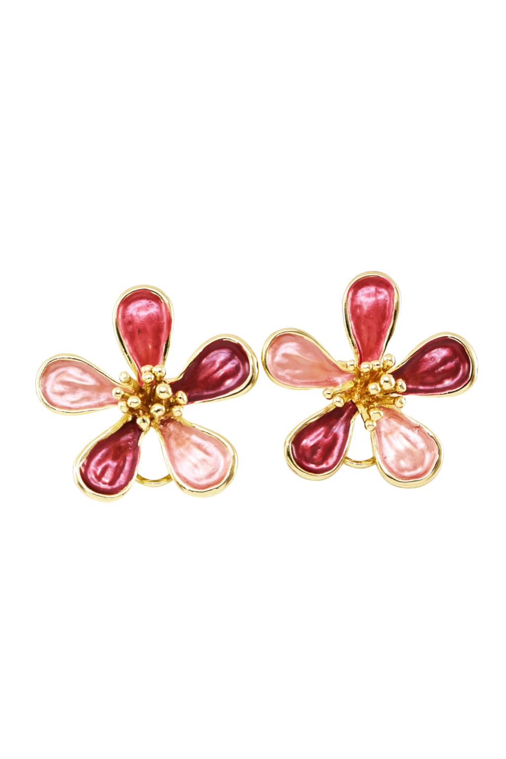 BRINCOS EM FORMA DE FLOR - ALIBY