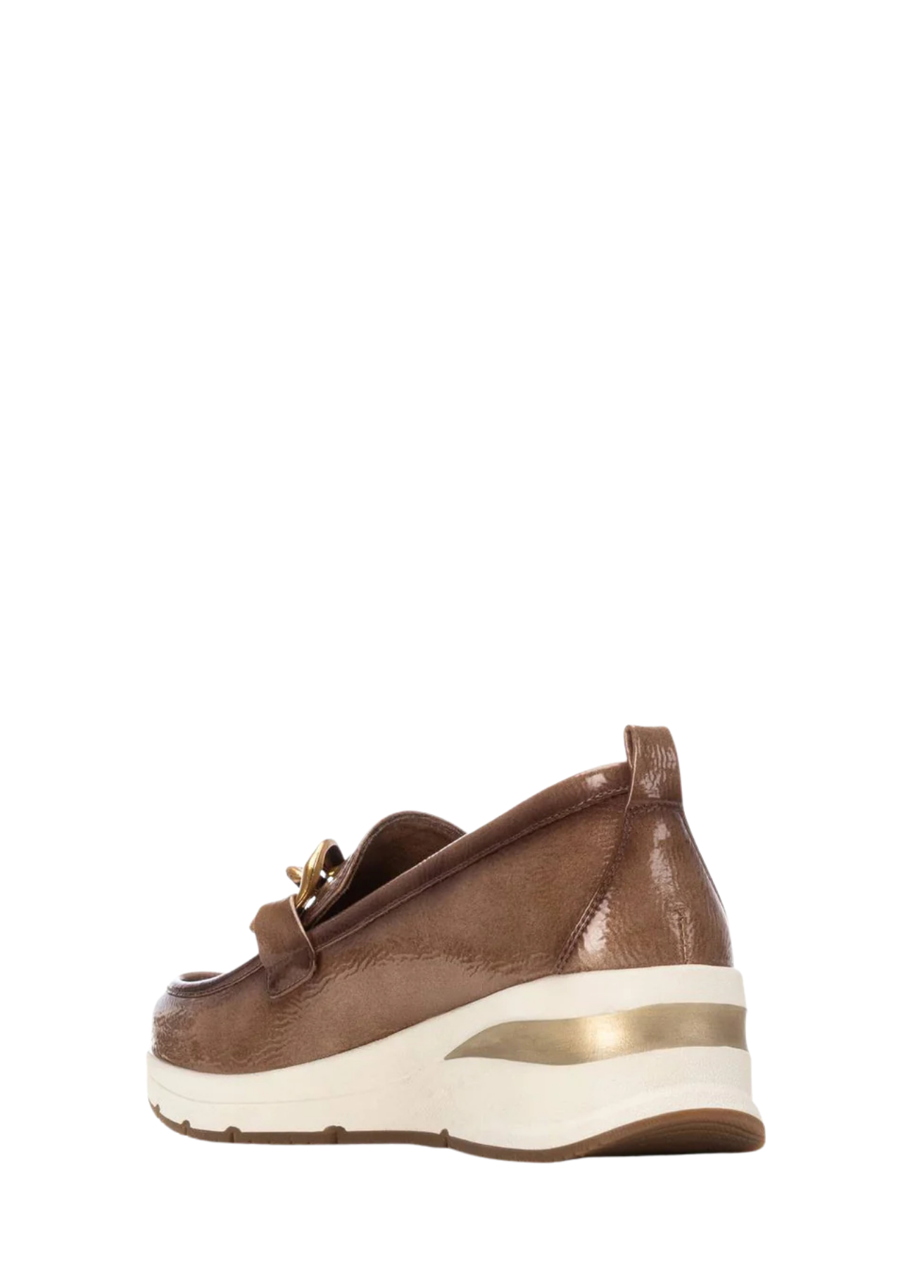 MOCASSIN COM CORRENTE DOURADA E SOLA DESPORTIVA - XTI SHOES