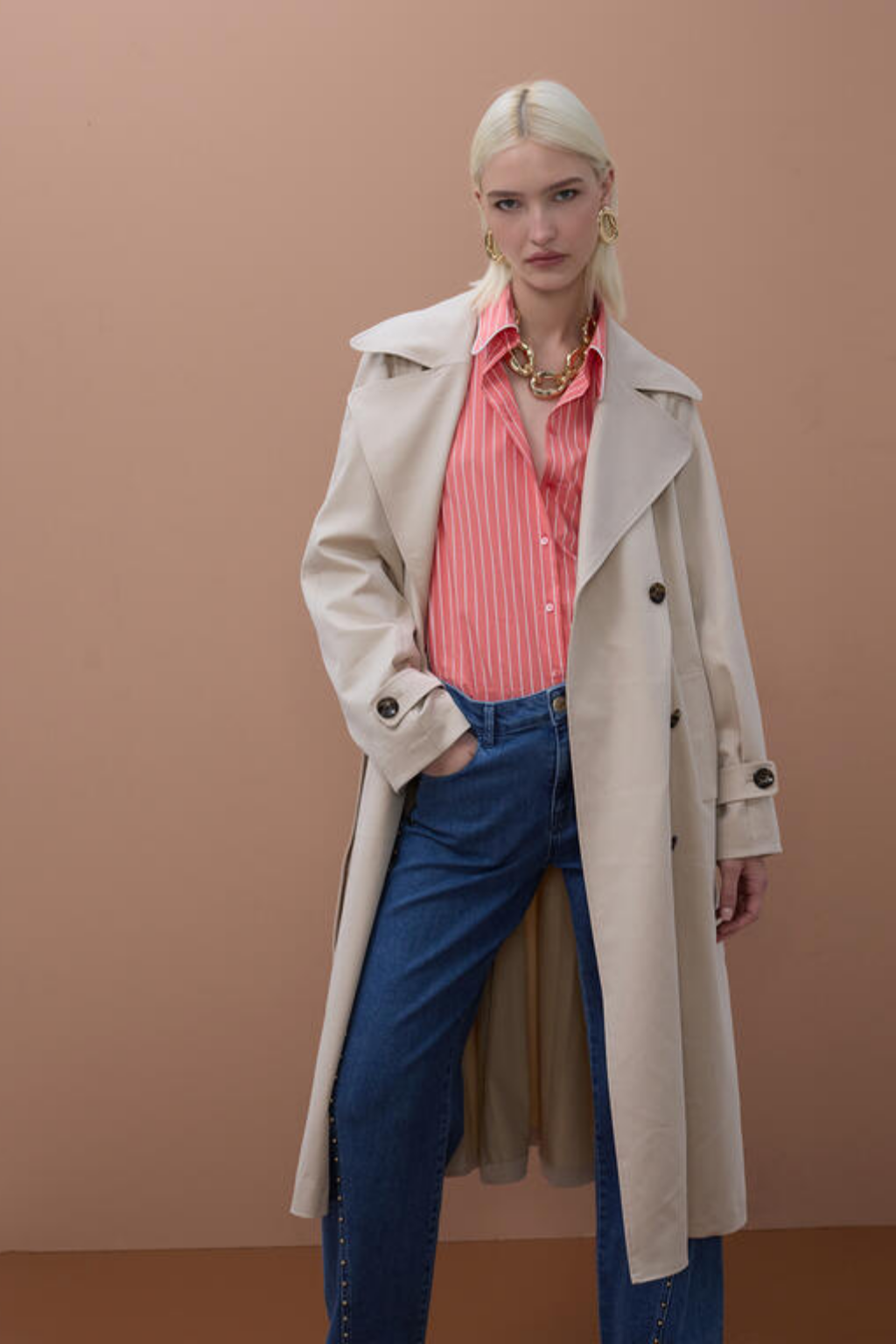 CAMISA CORAL ÀS RISCAS - LOLA CASADEMUNT BY MAITE