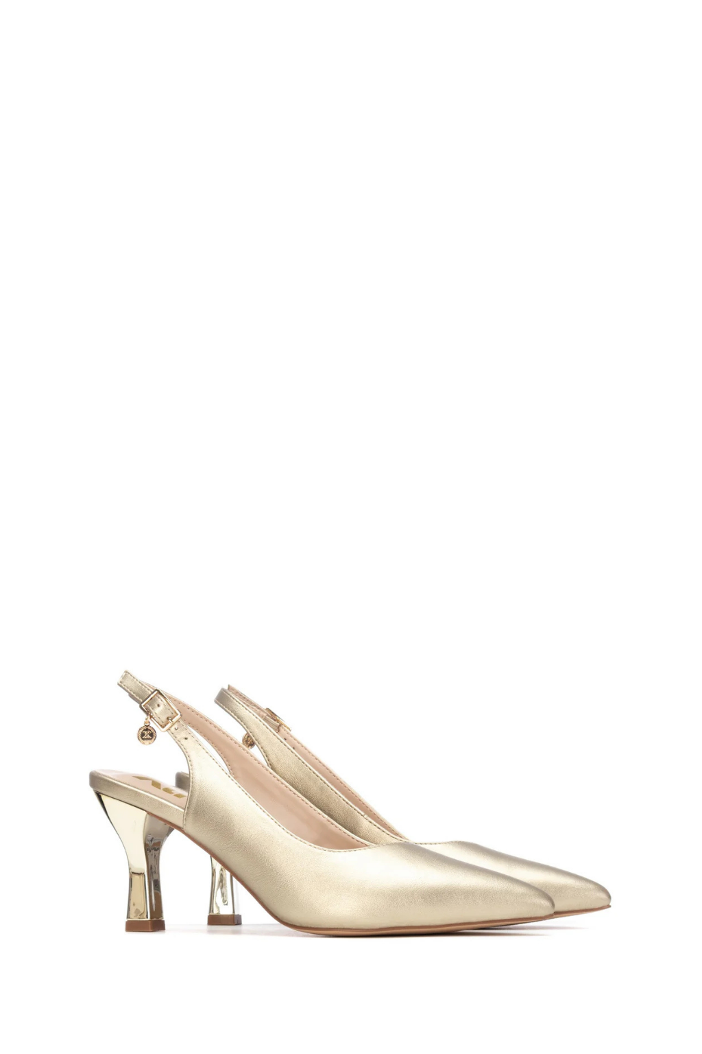 STILETTO ELEGANTE CHAMPANHE - XTI SHOES