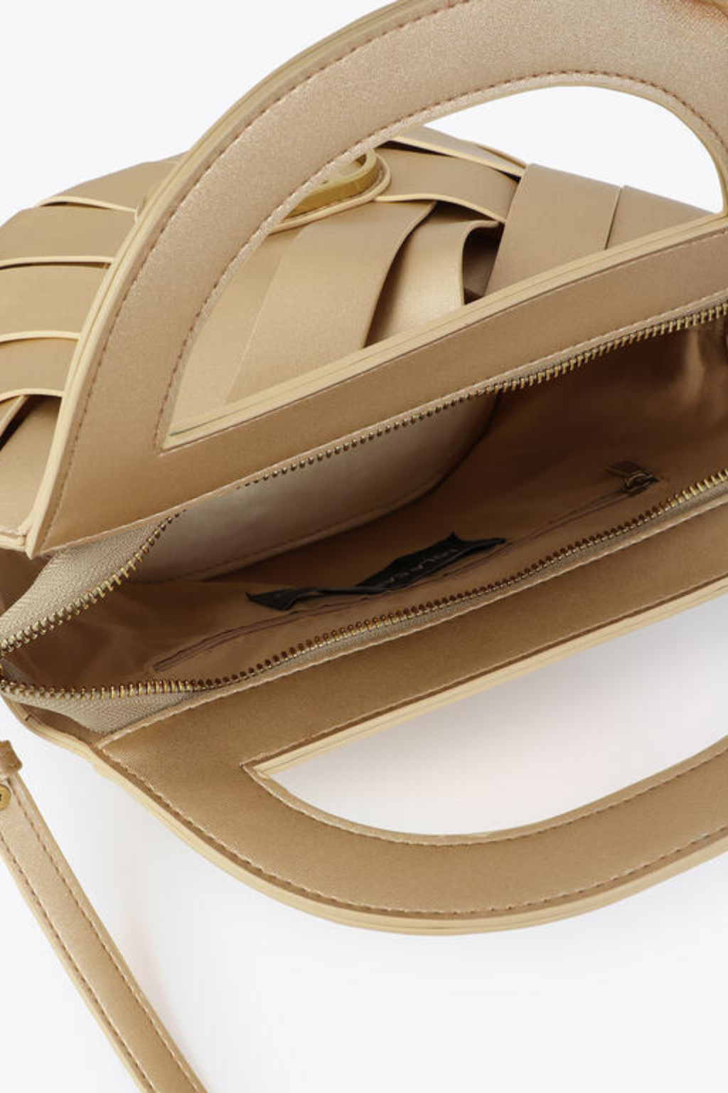 MALA DOURADA ENTRAÇADA - LOLA CASADEMUNT