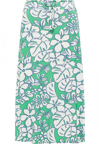 SAIA ESTAMPADO FLORAL VERDE - BARBARA LEBEK