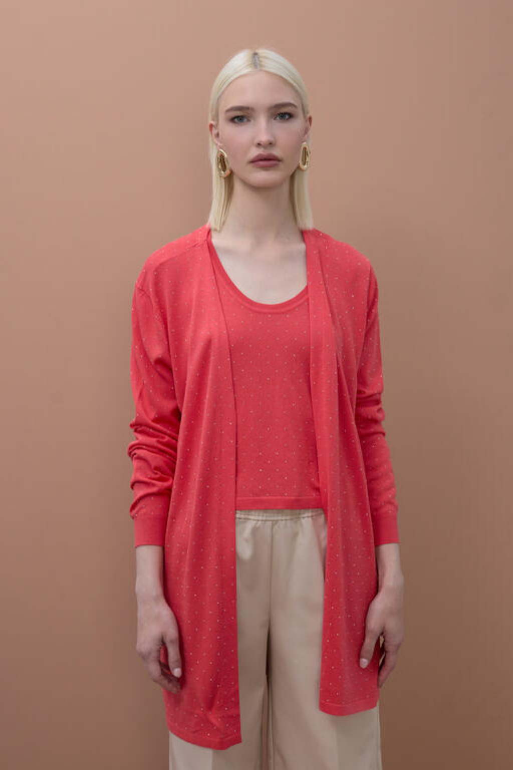 CARDIGAN LONGO COM STRASS - LOLA CASADEMUNT BY MAITE