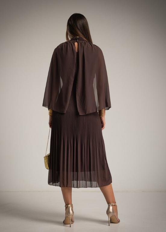 VESTIDO PLISSADO ELEGANTE - ALIBY