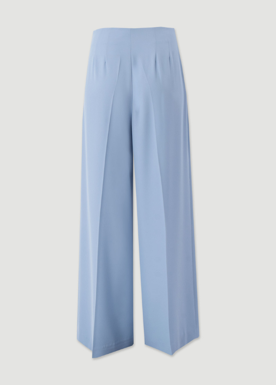 CALÇAS DE CINTURA SUBIDA COM CORTE WIDE LEG - FERRACHE