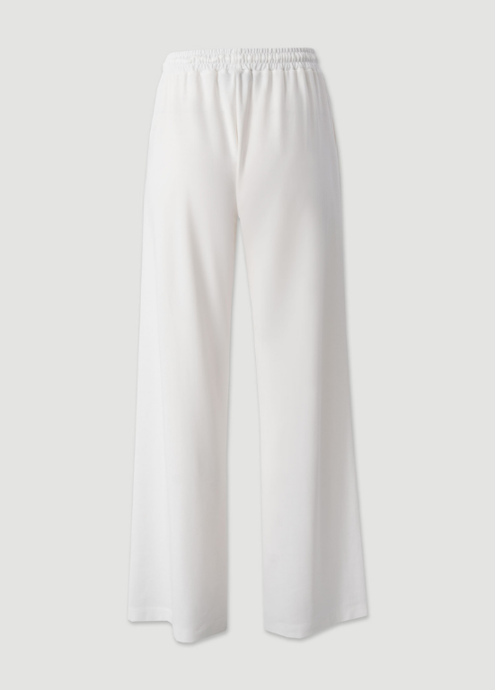 CALÇA FEMININA WIDE LEG EM MALHA FLUIDA  COM ELÁSTICO - FERRACHE