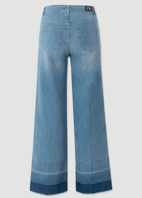 CALÇAS WIDE LEG BICOLOR - FERRACHE