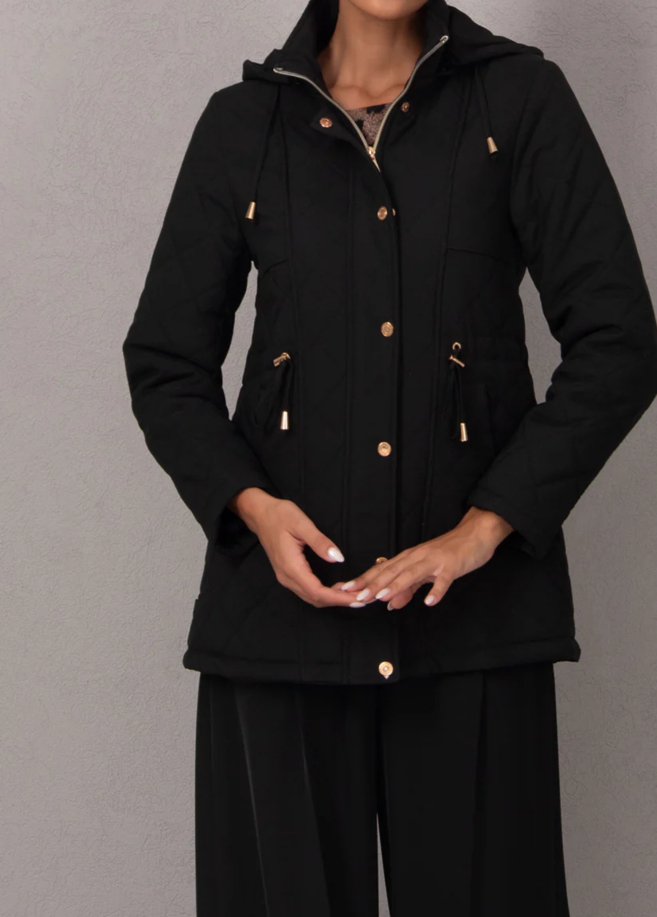 PARKA ACOLCHOADA PRETA - FERRACHE