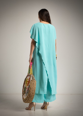 CONJUNTO 2 PEÇAS COM CORTE ASSIMÉTRICO DIAGONAL - ALIBY