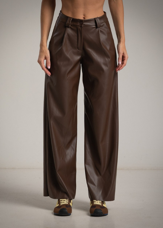 CALCAS WIDE LEG ECO PELE - ALIBY