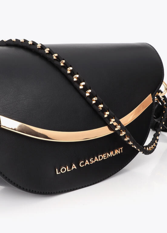 MALA TIRACOLO EM ECOPELE COM CORRENTE LC - LOLA CASADEMUNT