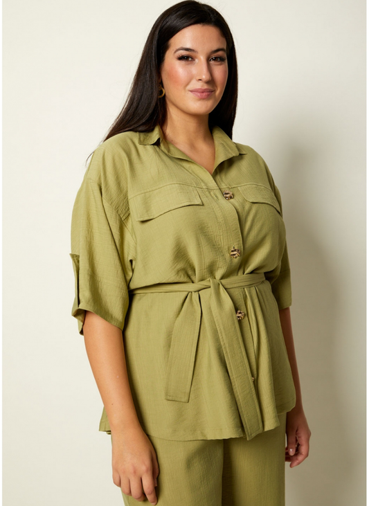 BLUSA ESTILO SAFARI - AN VITO