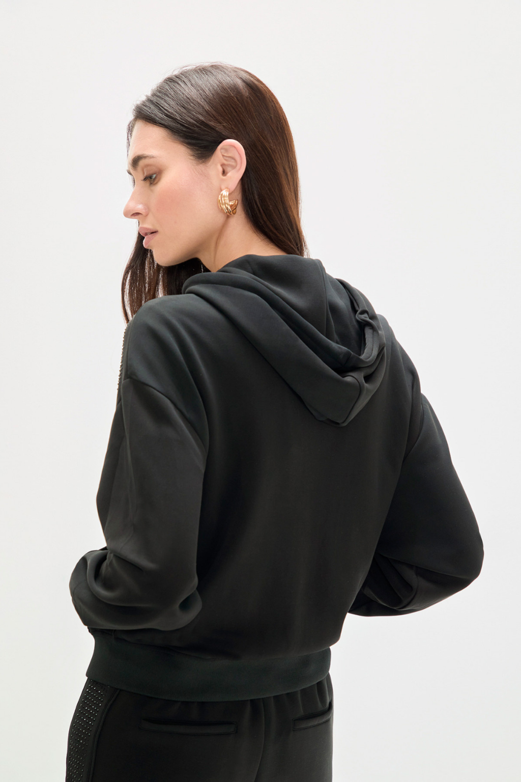 BLUSÃO DE NEOPRENE COM STRASS - LOLA CASADEMUNT