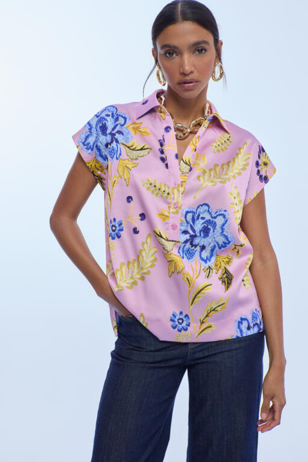 BLUSA ESTAMPADO FLORAL - LOLA CASADEMUNT