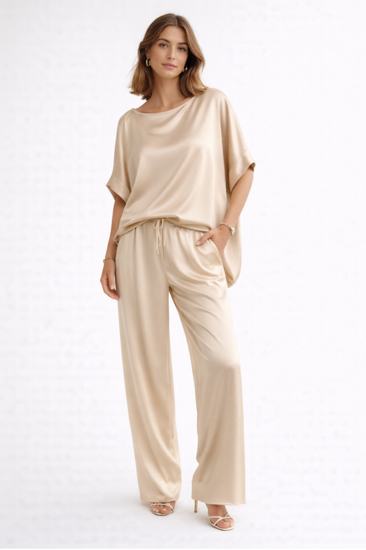 CALÇAS FLUIDAS ACETINADAS - OPERÀ